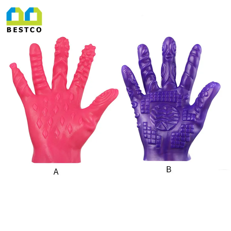 Bestco 3 colors electric magic hand sex toys massage gloves for couple game funny