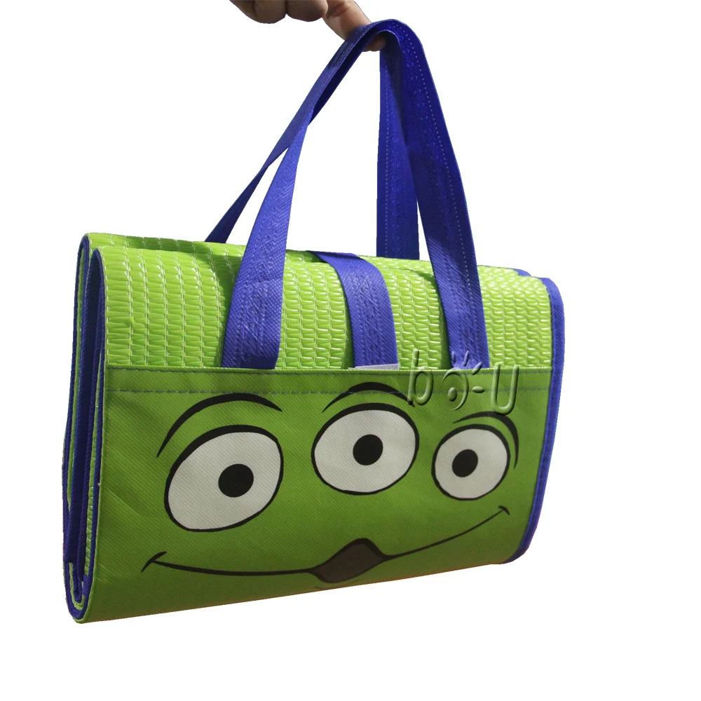 2024 Kids foldable Beach Mat  w/inflatable pillow size:75x150cm Wholesale Mat for Kids