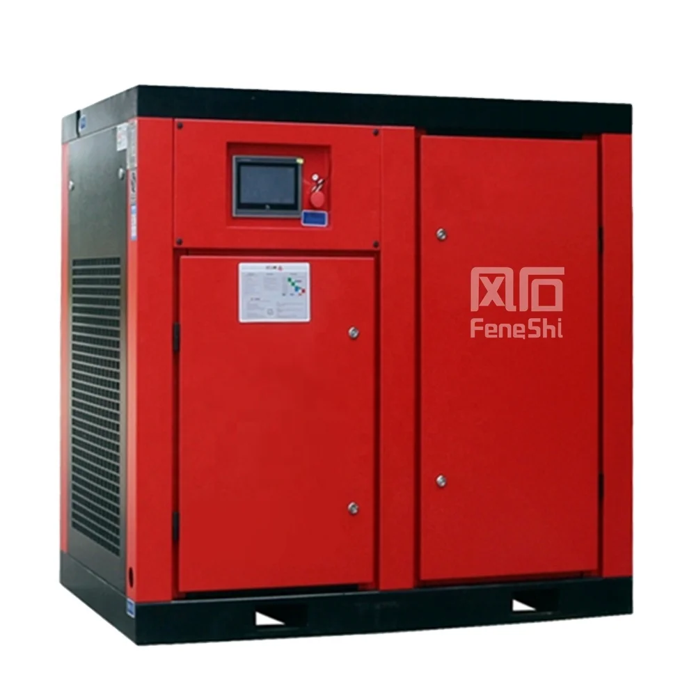 
Low noise 55 kw 75 HP Industrial Rotary Screw Air Compressor 55kw Small Price Big Power 75HP Direct Driven Screw Air Compressor 
