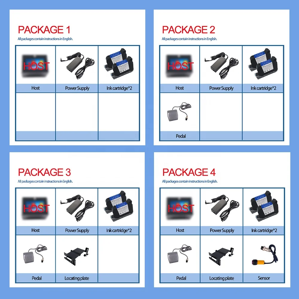 AOKDI HM188L Tij 2.5 Small Size Products Precise Positioning Packing box EXP MFG MAN BBE USE BY Date making inkjet printer