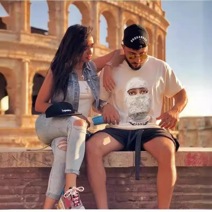 King Mcgreen Star  IH NOM UH NIT Mask T-shirt Men Women High Quality Pearl Man Graphic Tee Cotton Tops Summer Short Sleeve