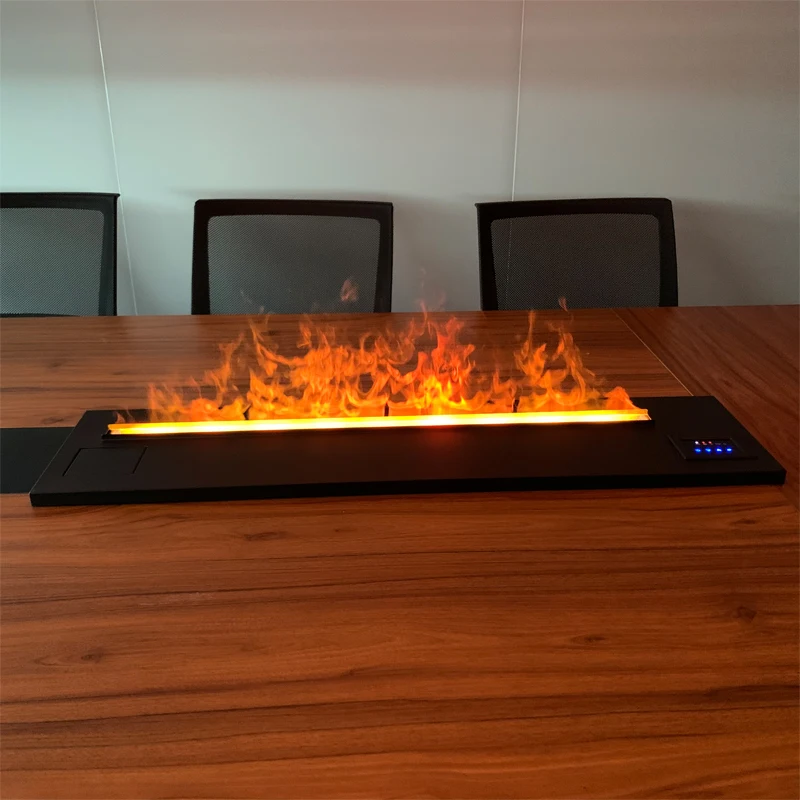 China indoor second-hand fireplace flame short steam mist fireplace living room TV background wall simulation fireplace