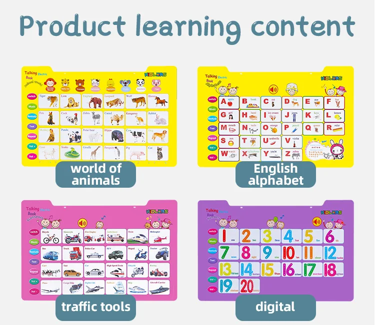 Educational Toys learning machine Learning board Talking Machine Arabic with for Kids