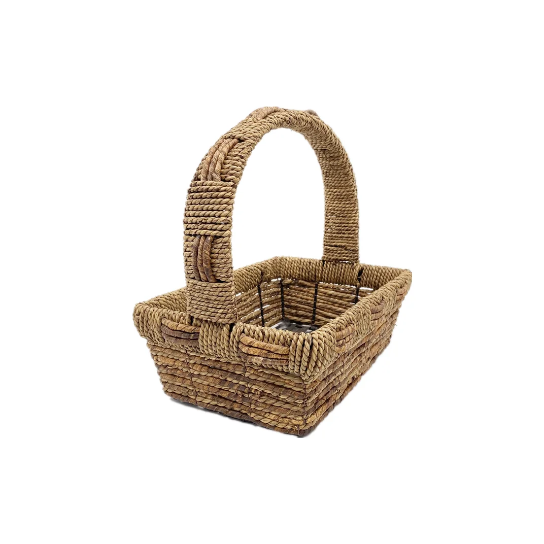 
New Design Handmade Nature WICKER Picnic Basket Love Gift Custom Folk Technology Art Style Time Packing Suit Holiday 