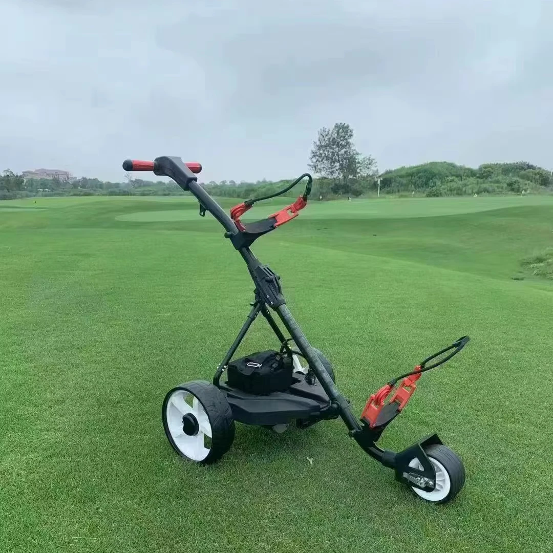 New design Golf Trolleys Follow Signature Range Electric Cart with Remote control