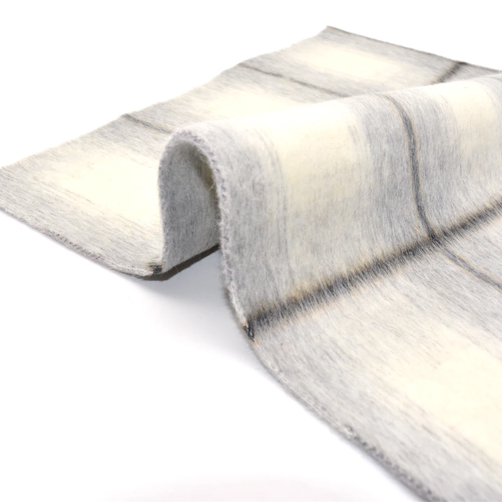 Multicolor accept custom hot selling products double-sided smooth fabric plaid pattern of various colors double face fabric