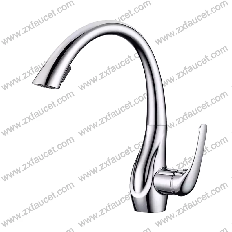 Copper + Plastic Iron Hand Wheel Can Be Dc Rain Spray Kitchen Faucet