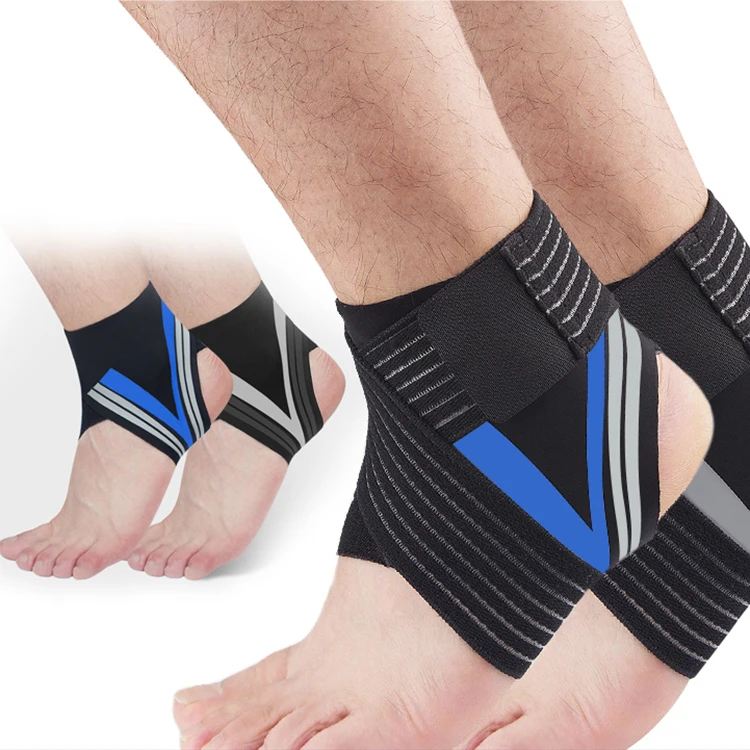 
High quality adjustable laced ankle brace foot orthosis ankle support 