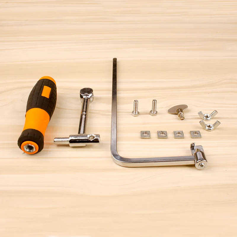 Пила ручная со стальным лезвием, рама для деревообработки «сделай сам», магический пильный инструмент с 40 сменными лезвиями для лада