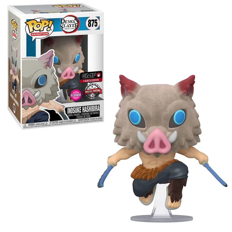 Newest POP Animation Demon Slayer #869 Zenitsu #867 Tanjiro #868 Nezuko Funk POP Vinyl Figures Collection Model Toy