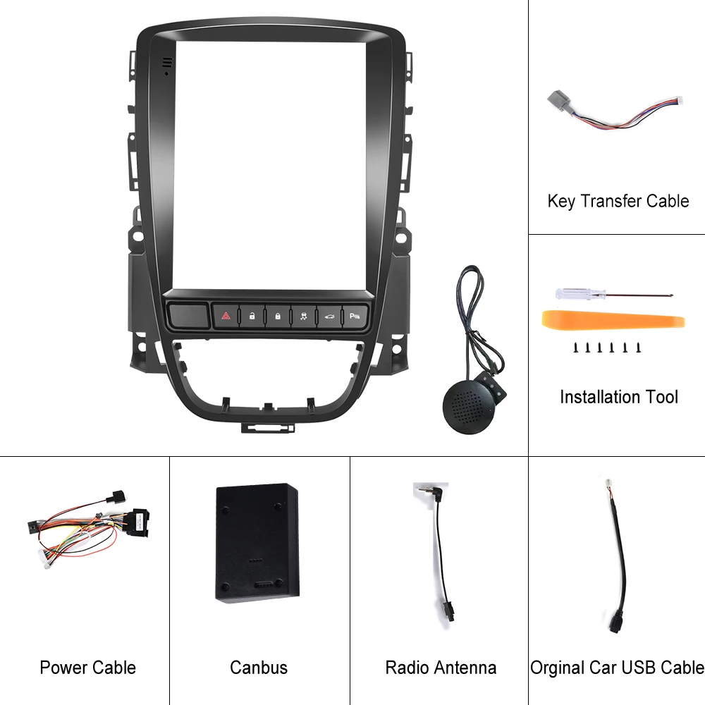 9.7' Car Radio Fascia Damage-free Special Kit Car DVD Player Accessories For Buick Excelle GT/Opel Astra 2006-2014