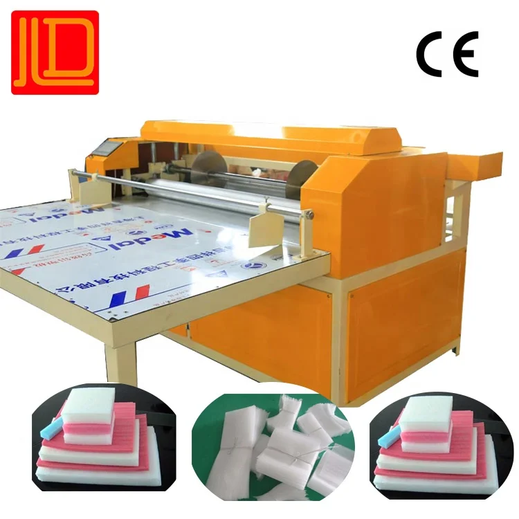 Plastic film slitting machine for EPE foam sheet