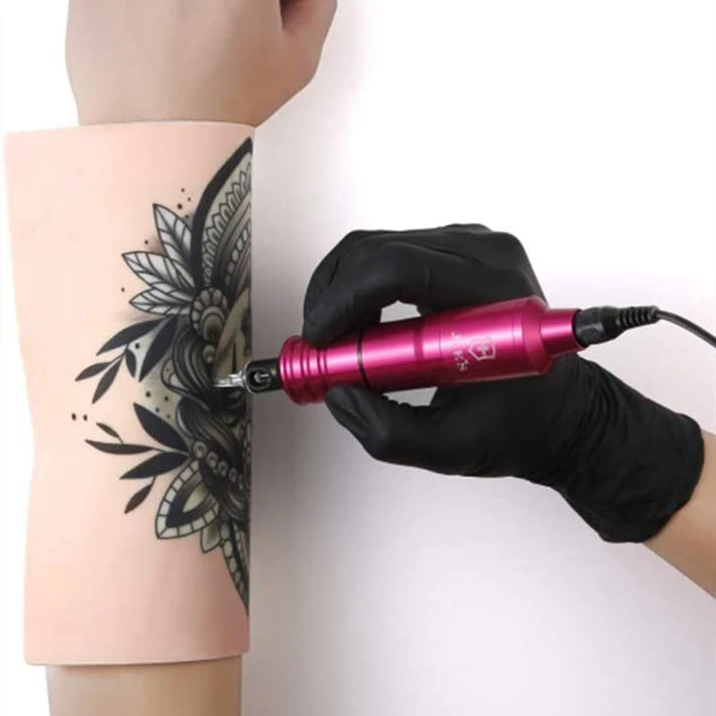 OEM Customized High Quality Human Skin Training Exercises Soft Silicone Double Sides Tattoo Skin Practice