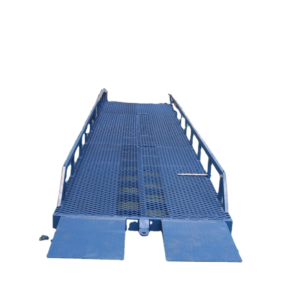 2021 Container loading hydraulic mobile yard ramp price