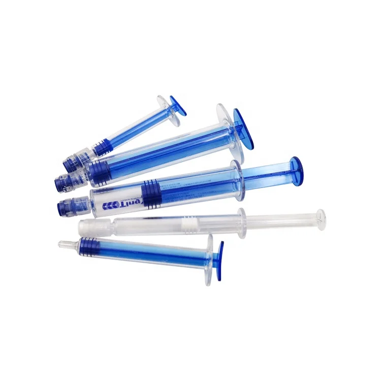 5ml 10ml Cosmetic syringe bottle double wall eye cream airless bottle Water Needle Injection Syringe tube