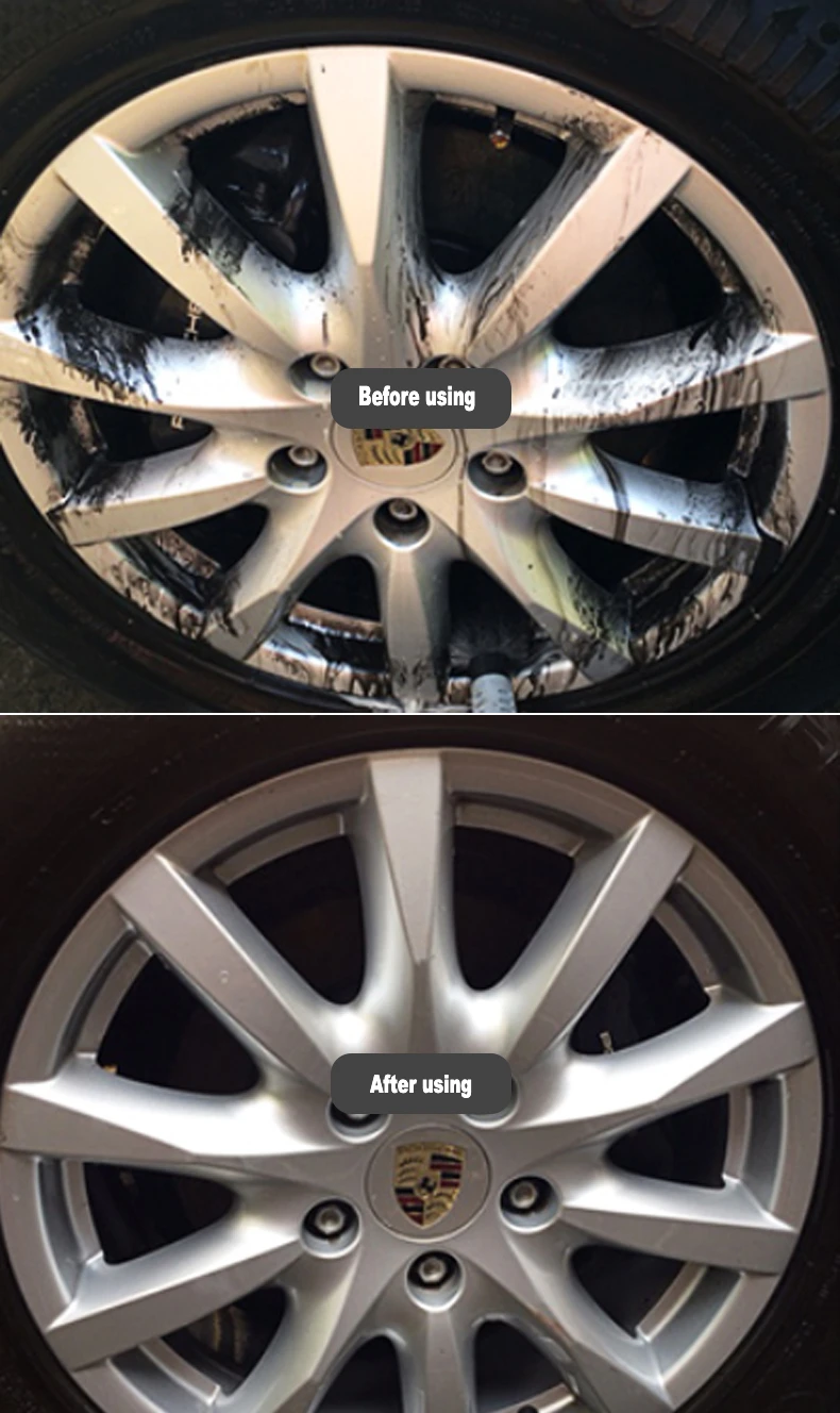 Professional Detail Products -Wheel Cleaner - Non Acid, Removes Brake Dust, Oil, Dirt, Light Corrosion (500ml)