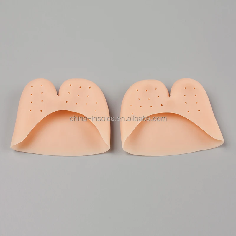Custom silicone gel soft ballet toe protector spacers covers ballet toe pads for pointe shoes