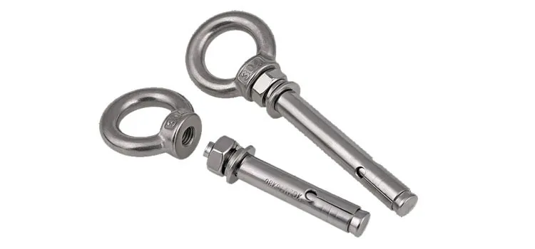 Stainless steel eye hook expansion anchor sleeve anchor bolt for building