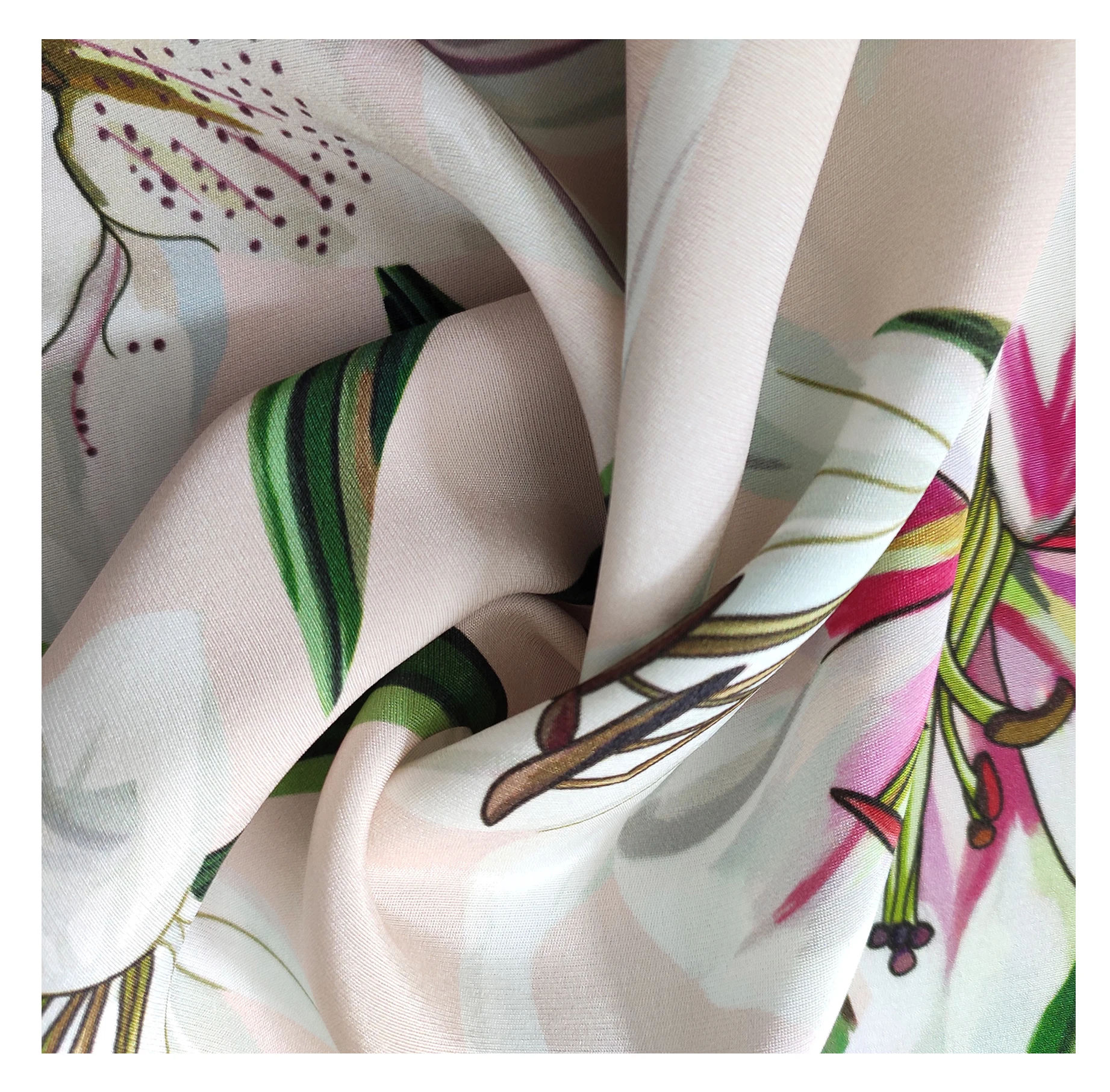 
Mulberry Plain Silk Fabric 100% Pure For Pillowcases Bedding Garment 