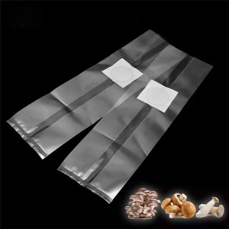 0.2 Micron Filter Cultivation Bags Custom Size Plastic Mushroom Spawn Grow Bag