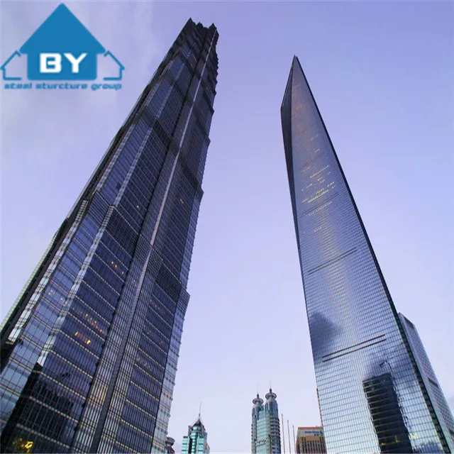 Prefabricated Building Steel Structure Modular Office Building With Glass Curtain Apartment Building