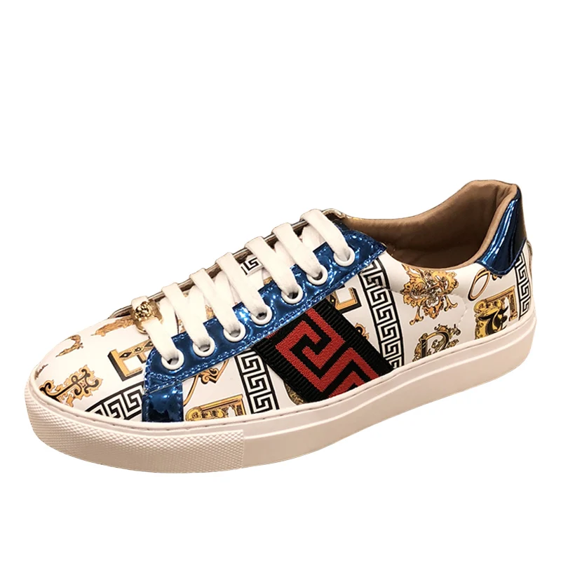 
Обувь на любой сезон; Новое Модные Роскошные туфли мужские туфли высокого качества на плоской подошве, повседневная обувь для мужчин 