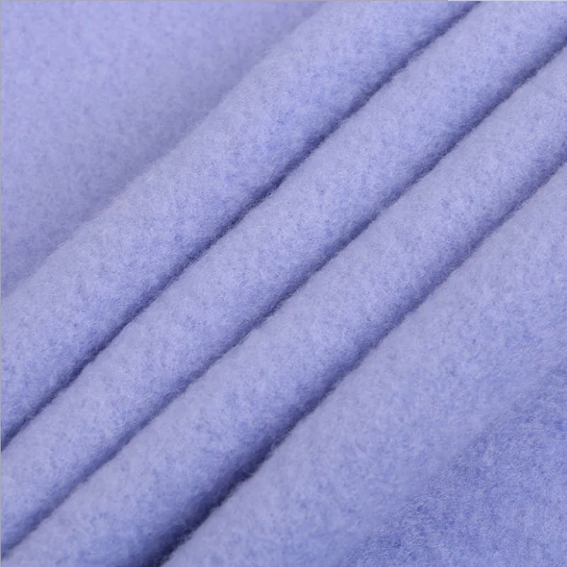 Оптовая продажа матовая флисовая ткань 250-420 Gsm полиэстер и хлопок плюшевая махровая петля трикотажная