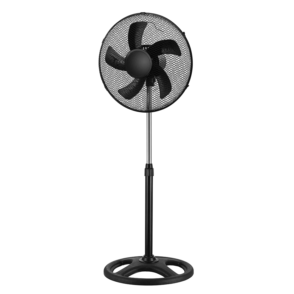 Factory Directly Selling Competitive Price 16 Inch Stand Fan Air Cooling Floor Fan With Adjustable Height For Bedroom Use