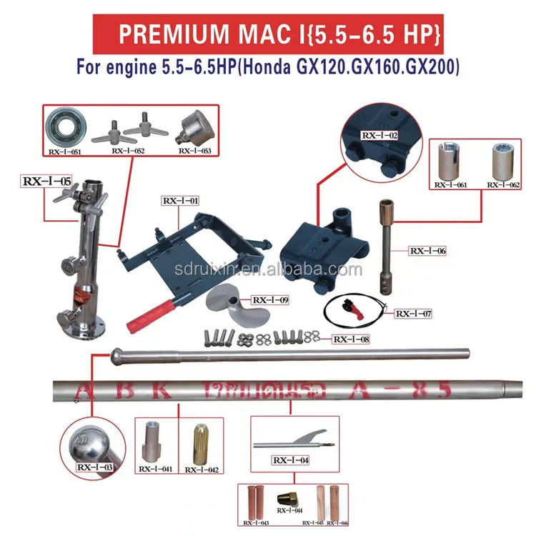 Long  Peque  Peque boat propeller MAC I