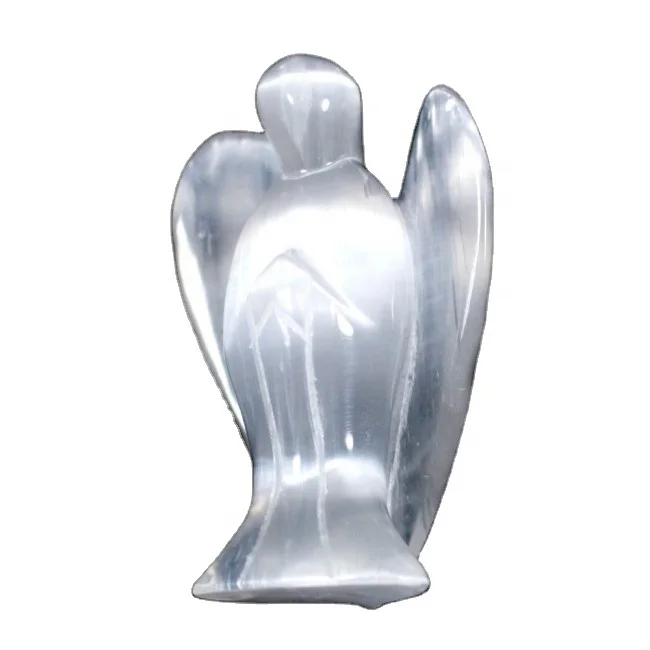 Gemstone Agate Crystal AGATE EXPORT Feng Shui Natural Selenite 2 Inch Angel : Wholesale Angel IN;7903232 World Wide 10 Pieces