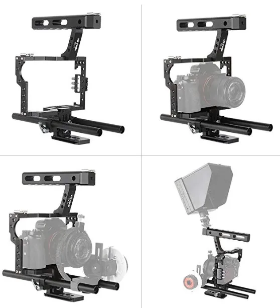 Viltrox Video Cage Kit Stabilizer VX-11 Aluminum Alloy Film Movie Making System for Sony A7/A7R LDC Mirrorless Camera Camcorder