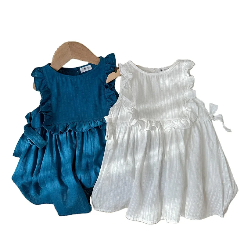 Wholesale High Quality Summer Children Dress 3 4 5 6 7 8 9 Years Old Kid Skirt Breathable And Comfortable Kids Dresses for Girls