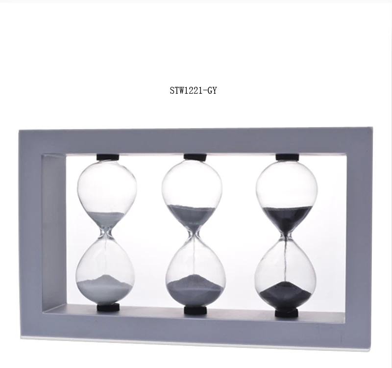 Factory directly sale Best selling 1 3 5 mins 3 in 1 wood sand timer tea timer for office home decoration