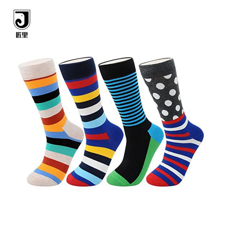 JL-A177 best unique mens fashion awesomed fancyed cheap dress socks for men wholesale english suit socks high quality