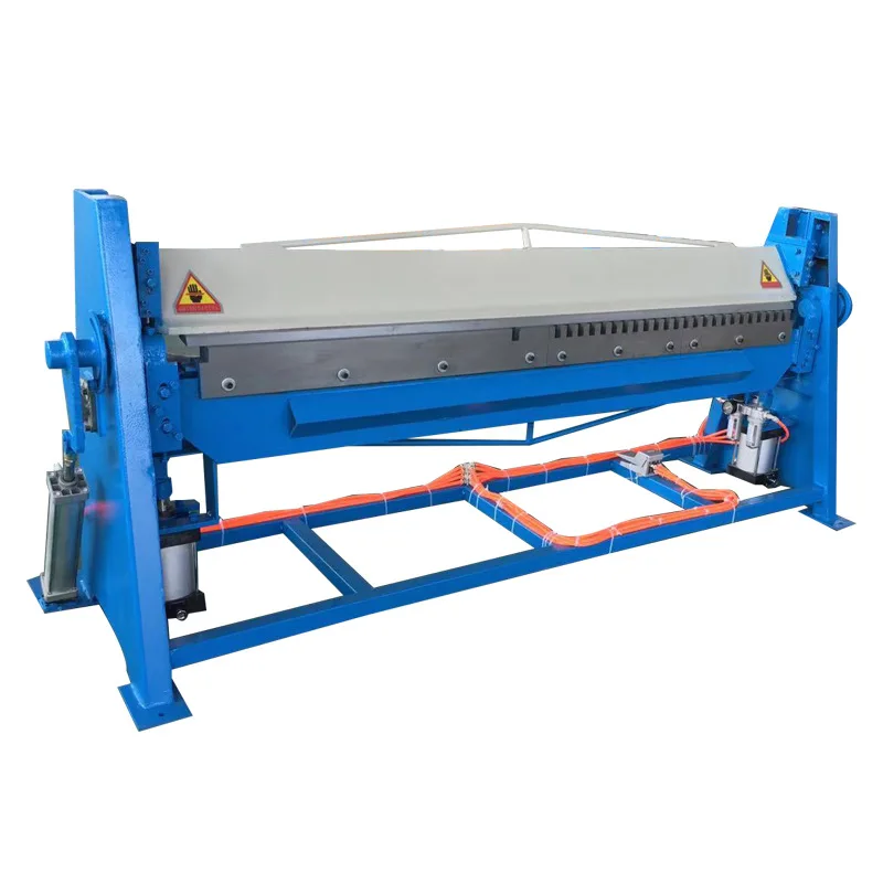4-cylinder pneumatic system duty manual duct folding machine acrylic bending machine mini