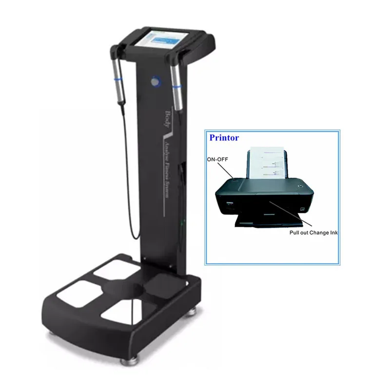 3d measure height weight bmi scale body composition analyzer magnetic resonance fat health body analyzer machine price
