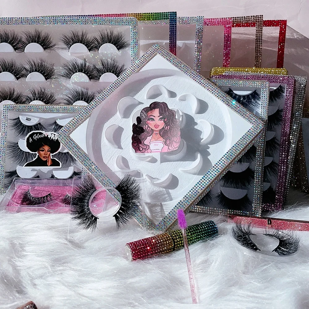 3D Mink Lashes Wholesale Custom Box Own Logo Brand Mink Eyelashes,lashes vendor
