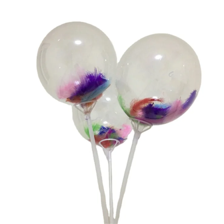 Оптовая продажа с фабрики 12 Дюймов прозрачный латекс перо БОБО воздушные шары для свадьбы, дня рождения, дома, вечеринки