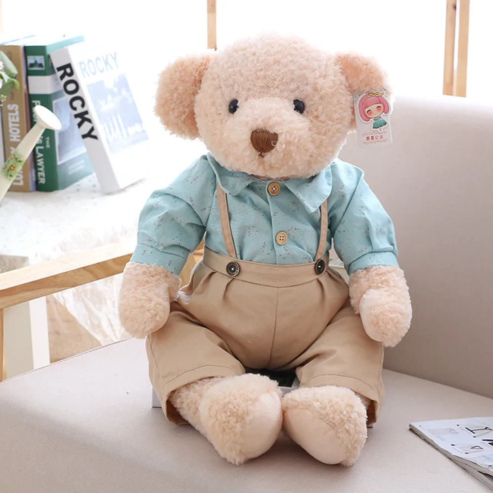 Custom Stuffed Animal Cute Plush Teddy Bear Wear beautiful clothes