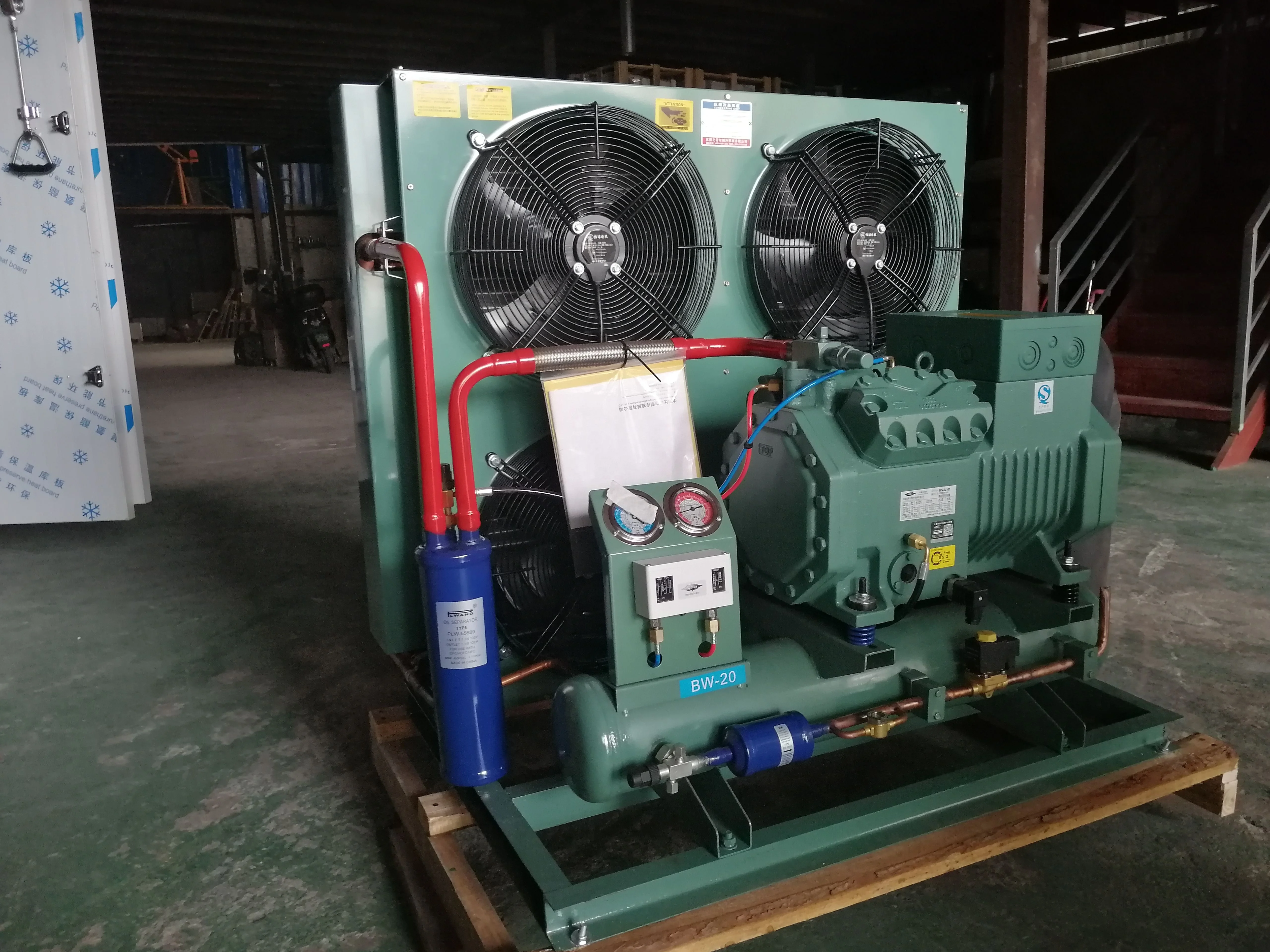 commercial and Farm cold room freezer 10hp/15hp condensing refrigeration units