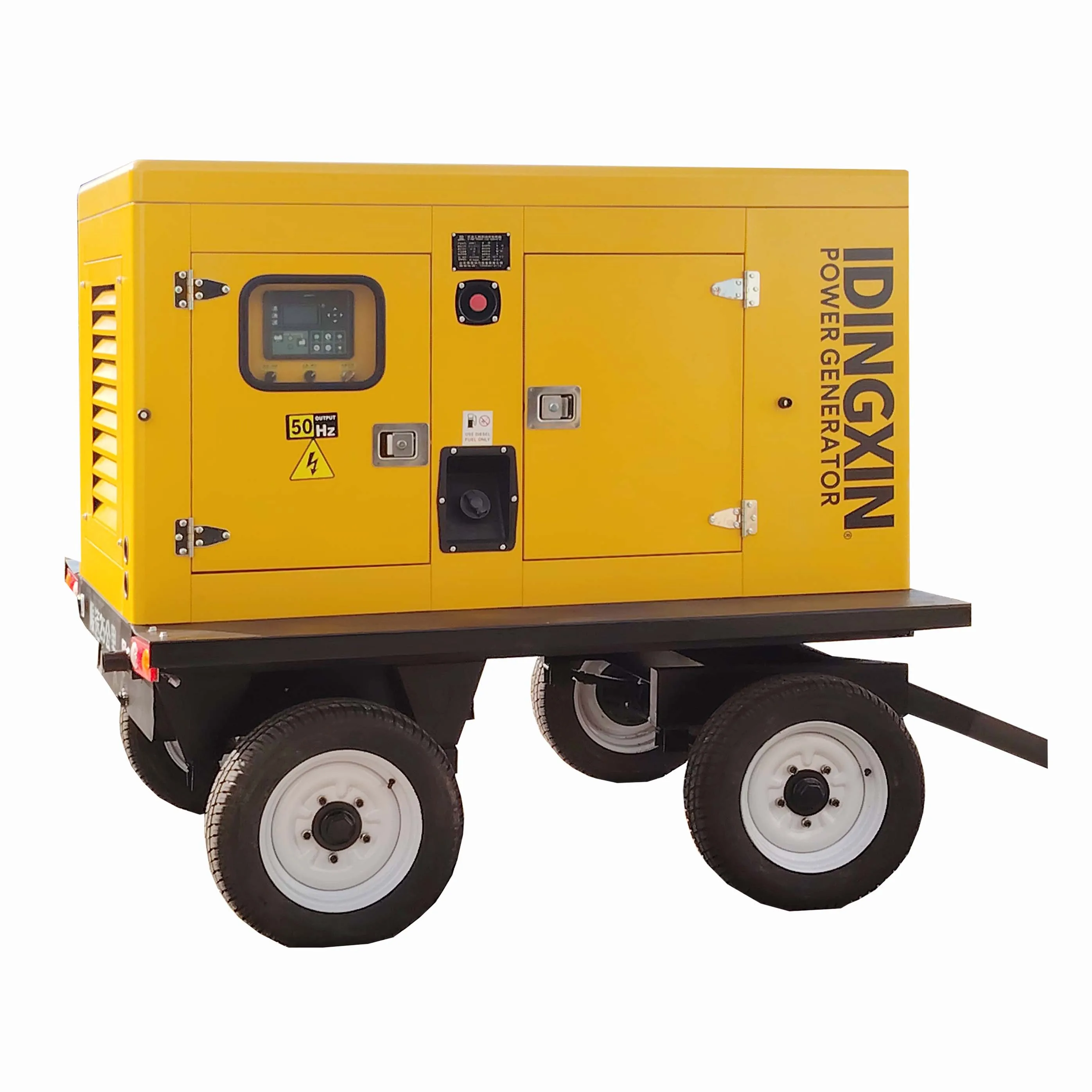 Mobile power station AC 3 phase tractor 30KVA 40KVA 50KVA 60KVA 80KVA 100KW Silent  intelligent diesel generator