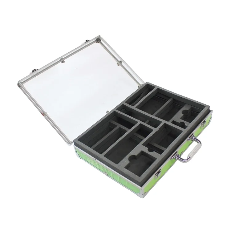Professional Customized Hard Metal Aluminum Carrying Flight Case Display Case With Transparent Cover