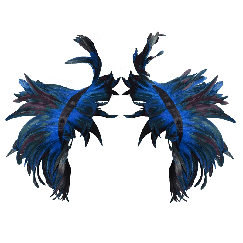 Burning Man Feather Scarf Shawl Man Adjust Gothic Halloween Carnival Feather Costume Rave Christmas Show Burning Man Dance