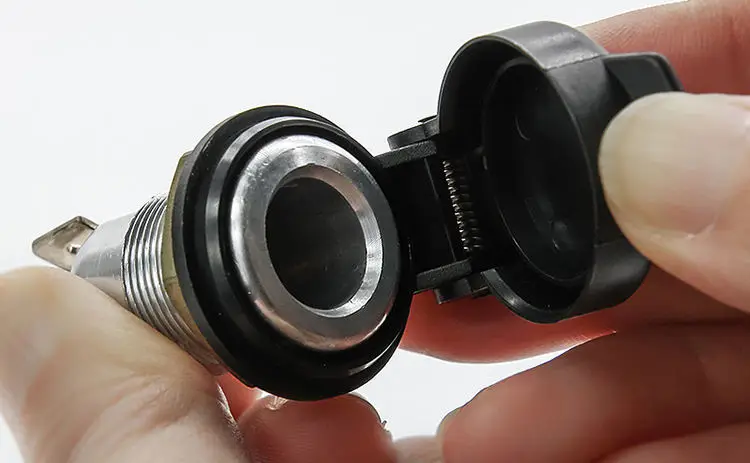 Hot Selling 24V Cigar Lighter Socket USB Outlet Receptacle DC 12V Cigarette Socket for Marine Car