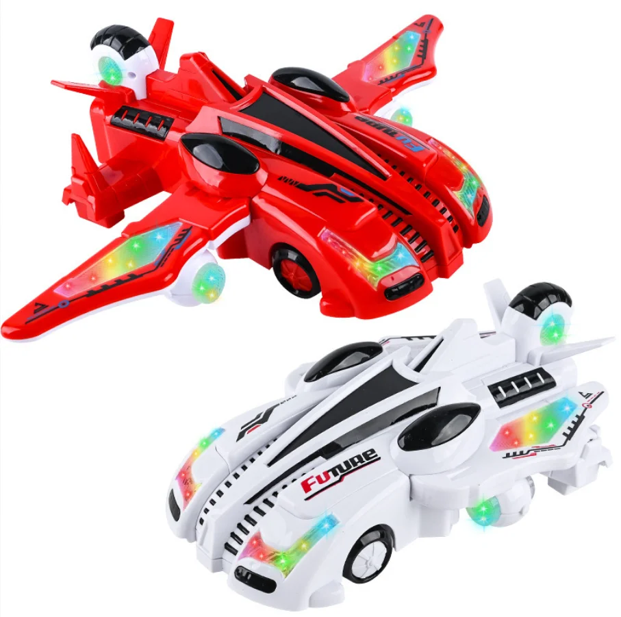 New car children boy toy with light with music movement deformation model toy car