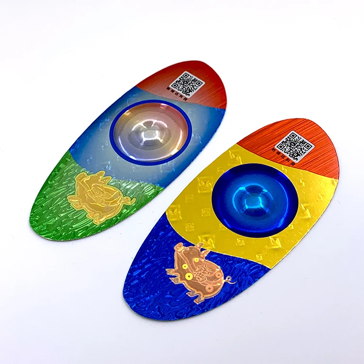 Personalized Aluminum Self Adhesive 3d Lens Patterns Laminated Printing Stamping