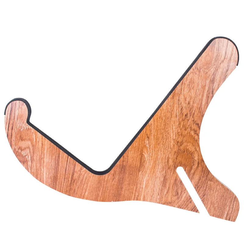 Guitar Stand DDP RTS Custom Wooden Floor Wood Musical Instruments Portable Red Acoustic Guitar, Electric Guitar Wheeling Stand