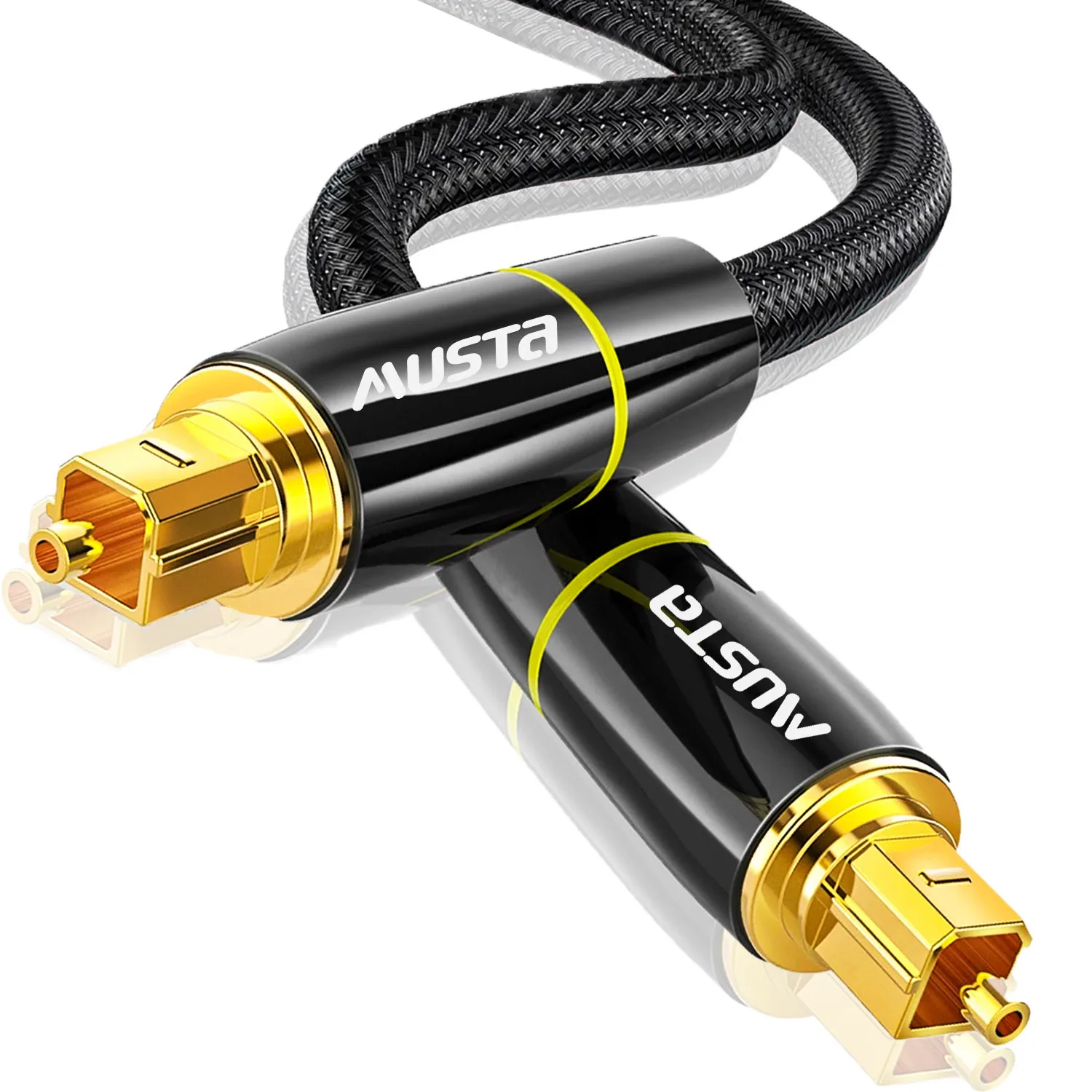 Digital toslink optical audio cable male to male toslink optical cable SPDIF output 5.1 channels fiber optic cable internet