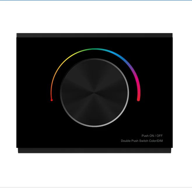 Skydance RK1/RK2/RK3 1 Zone Desk Mount Rotary Panel RF Remote Controller led dimmer switch for DIM/CCT/RBG led controller KNX