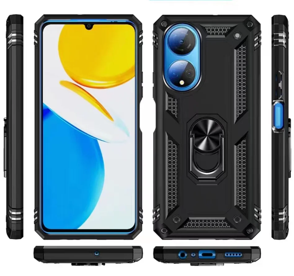 New Rotate 360 Degree Ring Stand Magnetic Adsorption Phone Case For Huawei P20 P30 P40 Pro Lite Case